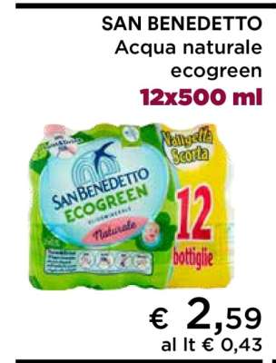 SAN BENEDETTO ACQUA NATURALE ECOGREEN
