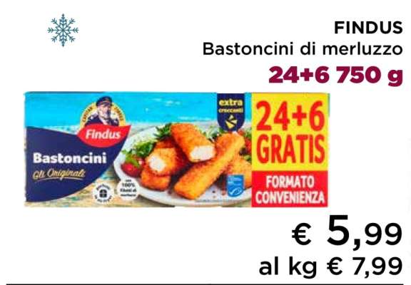 Findus Bastoncini di Merluzzo