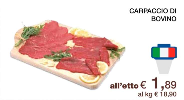 CARPACCIO DI BOVINO