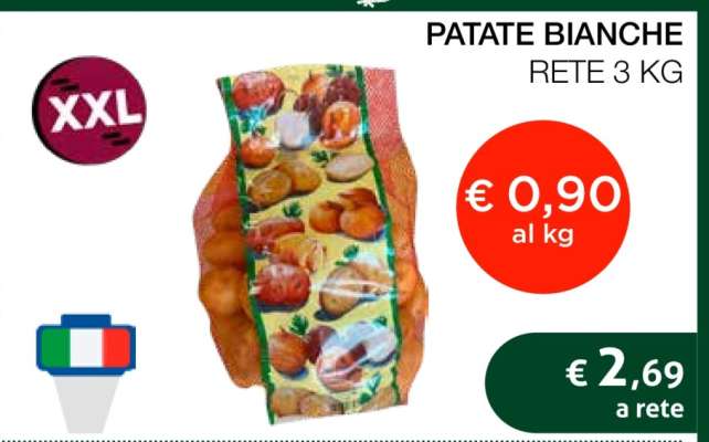 PATATE BIANCHE RETE 3 KG