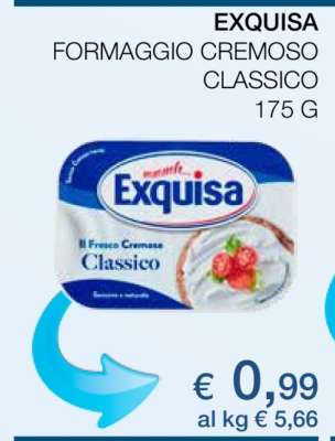 EXQUISA FORMAGGIO CREMOSO CLASSICO
