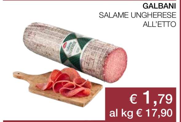 GALBANI SALAME UNGHERESE ALL’ETTO