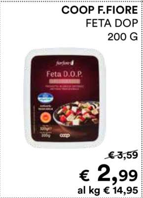 COOP F.FIORE FETA DOP 200 G