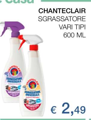 CHANTECLAIR Sgrassatore