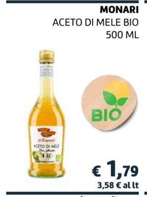 MONARI ACETO DI MELE BIO