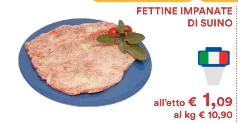 Fettine Impanate di Suino