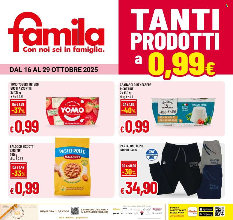 Volantino Famila - 16/10/2025 - 29/10/2025.