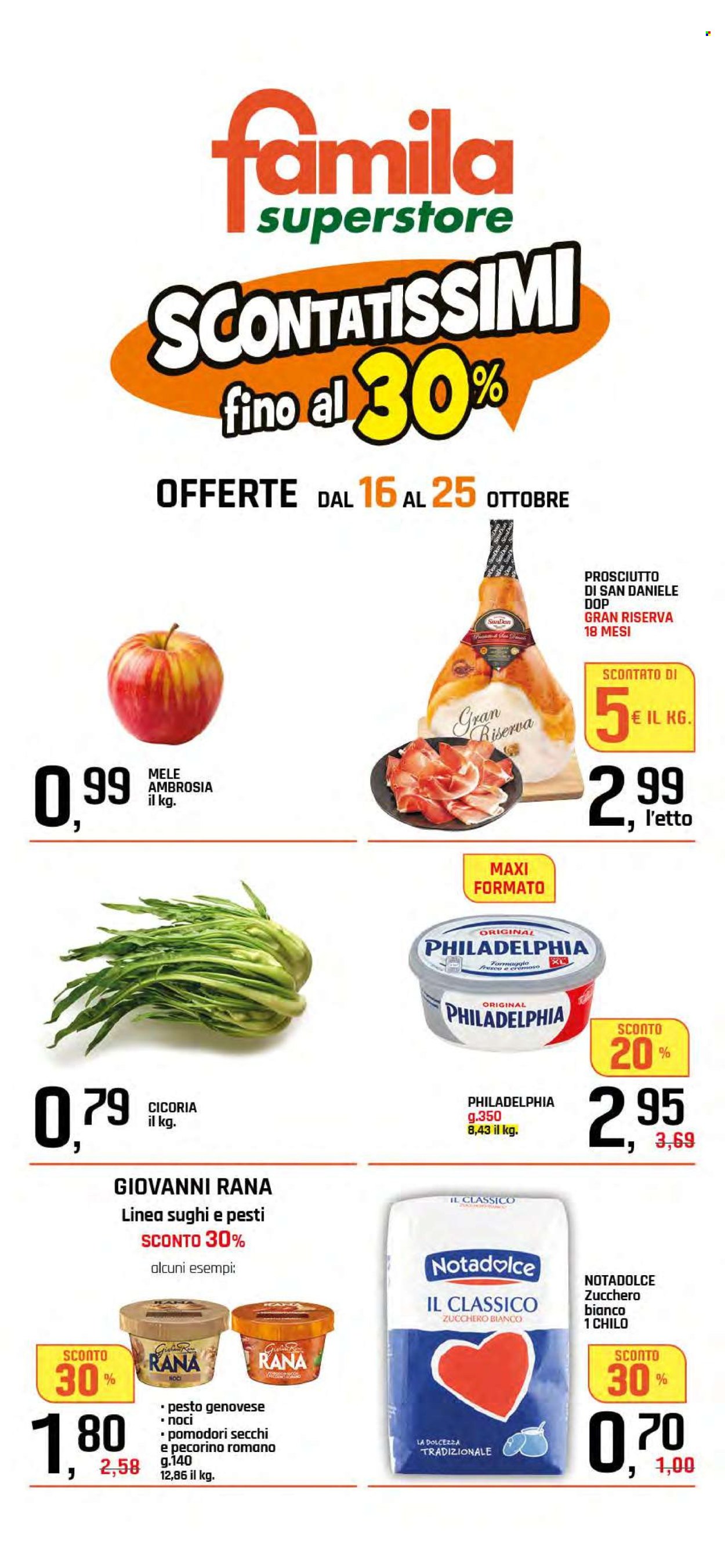 Volantino Famila - 16/10/2025 - 25/10/2025. Pagina 1