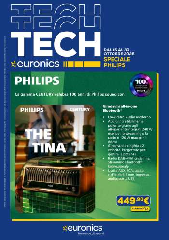 Volantino Euronics - 15/10/2025 - 30/10/2025.
