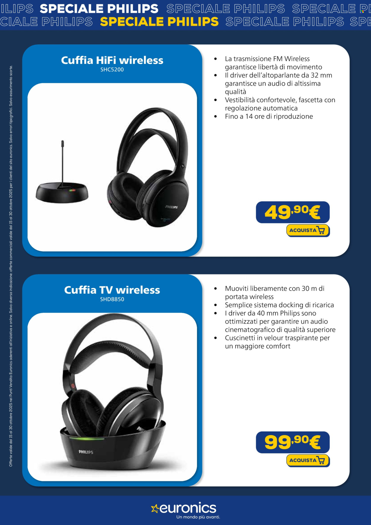 Volantino Euronics - 15/10/2025 - 30/10/2025. Pagina 9