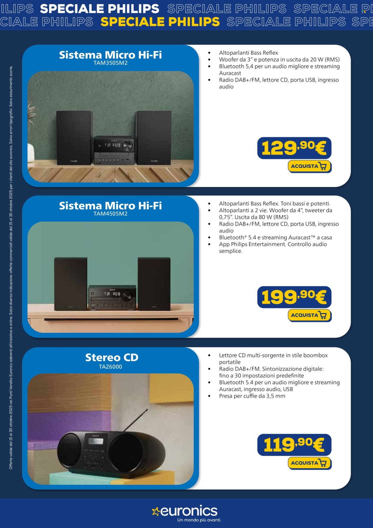 Volantino Euronics - 15/10/2025 - 30/10/2025. Pagina 10