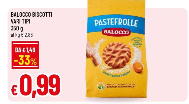 BALOCCO Biscotti vari tipi
