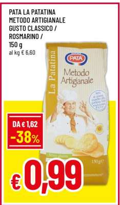 PATA LA PATATINA METODO ARTIGIANALE