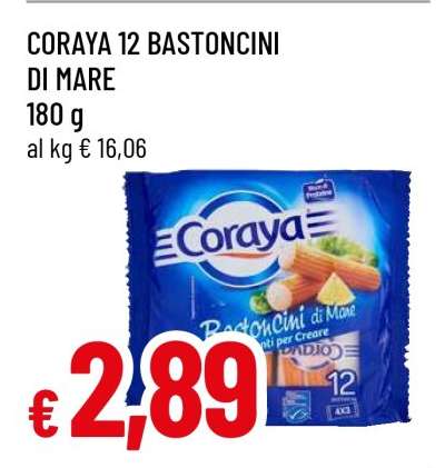 CORAYA 12 BASTONCINI DI MARE