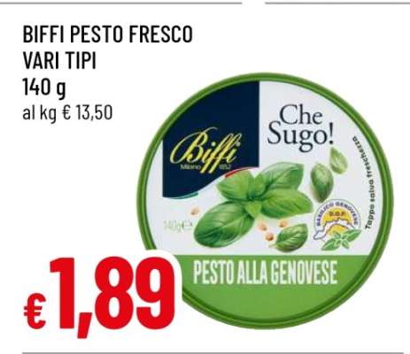 BIFFI PESTO FRESCO VARI TIPI