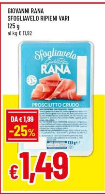 GIOVANNI RANA SFOGLIAVELO RIPIENI VARI