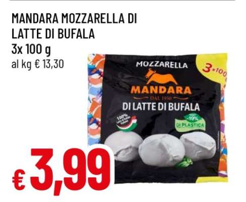 MANDARA mozzarella di latte di bufala