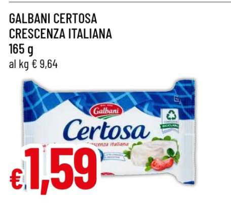 GALBANI CERTOSA CRESCENZA ITALIANA