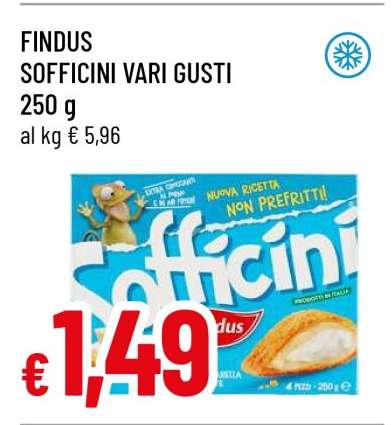 FINDUS Sofficini vari gusti
