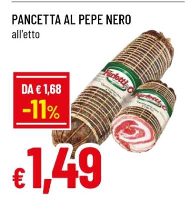 PANCETTA AL PEPE NERO