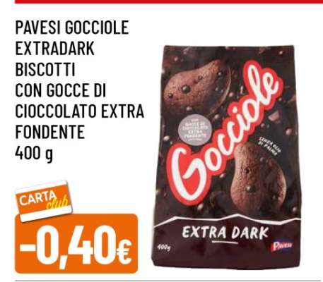 Pavesi Gocciole ExtraDark