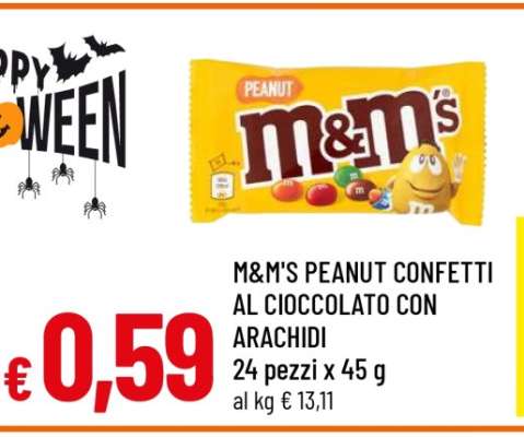 M&M'S PEANUT CONFETTI AL CIOCCOLATO CON ARACHIDI
