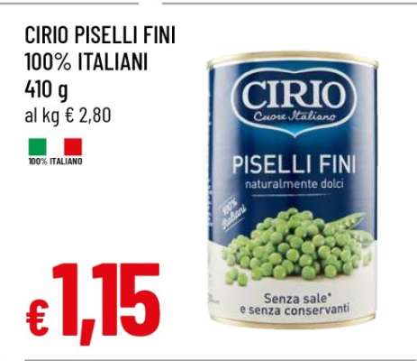 CIRIO PISELLI FINI
