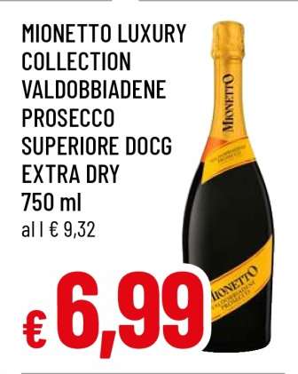 Mionetto Luxury Collection Valdobbiadene Prosecco Superiore DOCG Extra Dry