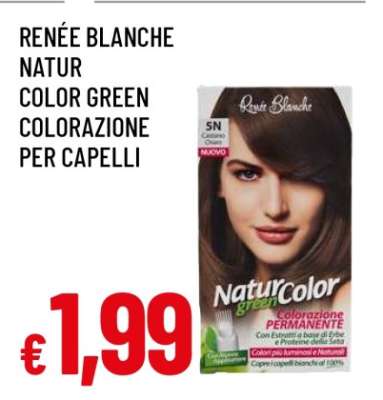 RENÉE BLANCHE NATUR COLOR GREEN COLORAZIONE PER CAPELLI