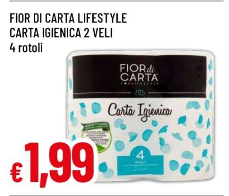FIOR DI CARTA LIFESTYLE CARTA IGIENICA 2 VELI