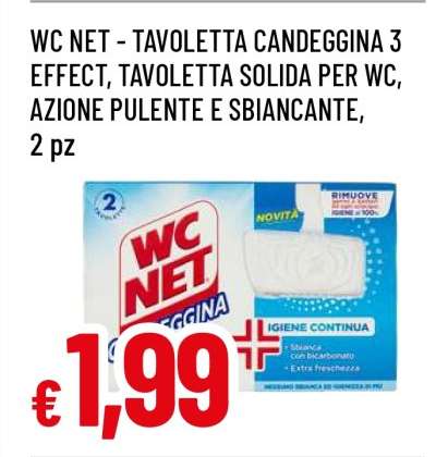 WC NET - Tavoletta Candeggina 3 Effect