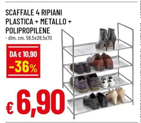 SCAFFALE 4 RIPIANI