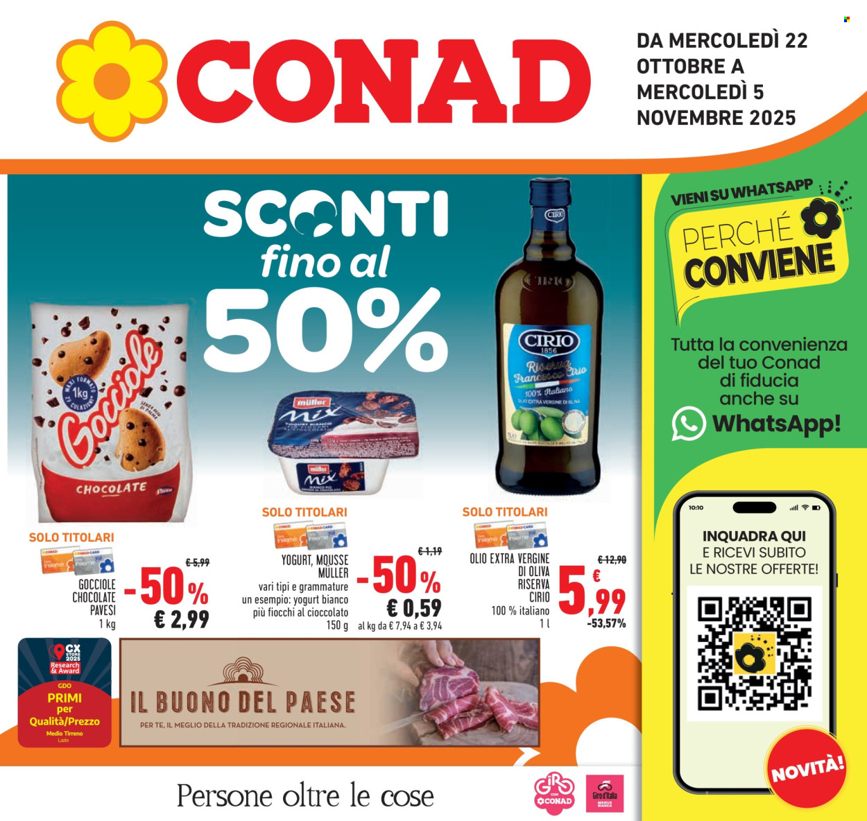 Volantino Conad - 22/10/2025 - 5/11/2025. Pagina 1