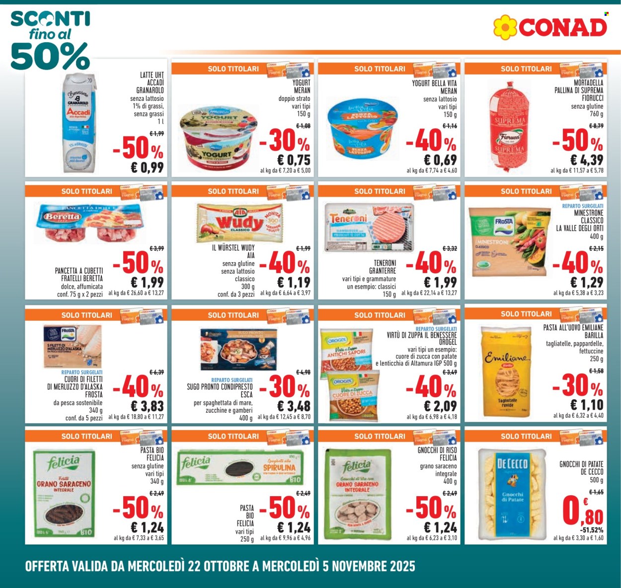 Volantino Conad - 22/10/2025 - 5/11/2025. Pagina 2