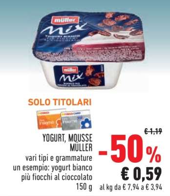 Yogurt, Mousse Müller