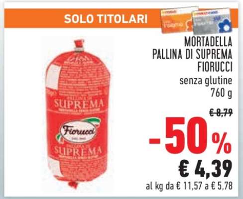 MORTADELLA PALLINA DI SUPREMA FIORUCCI