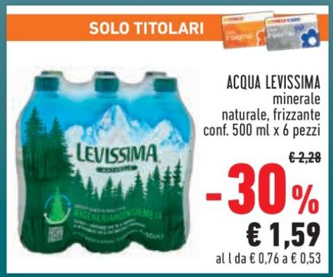 ACQUA LEVISSIMA