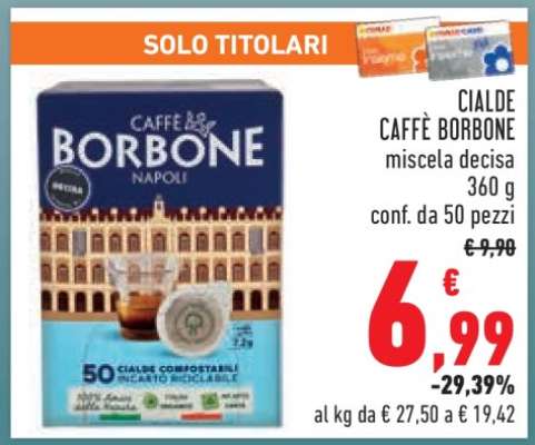 Cialde Caffè Borbone