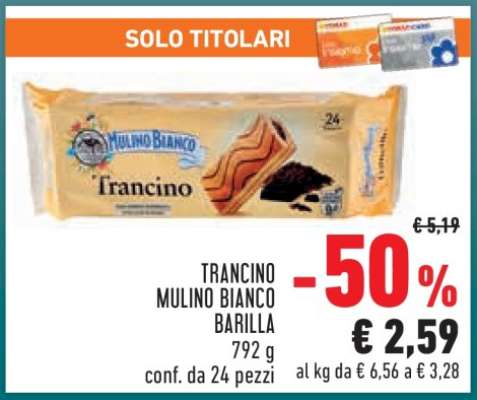 TRANCINO MULINO BIANCO BARILLA
