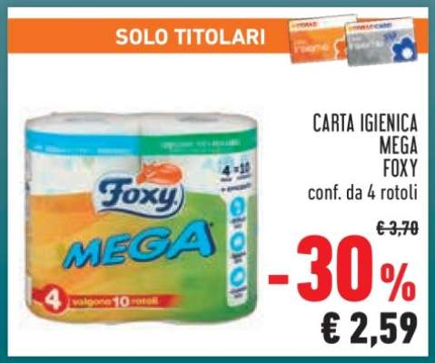 CARTA IGIENICA MEGA FOXY