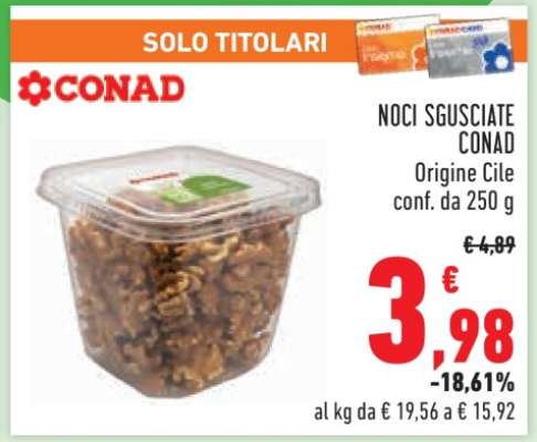 Noci Sgusciate Conad