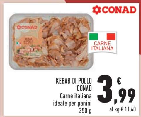 Kebab di Pollo Conad