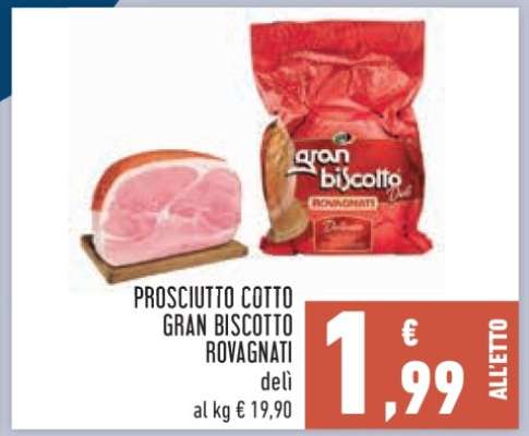 Prosciutto Cotto Gran Biscotto Rovagnati