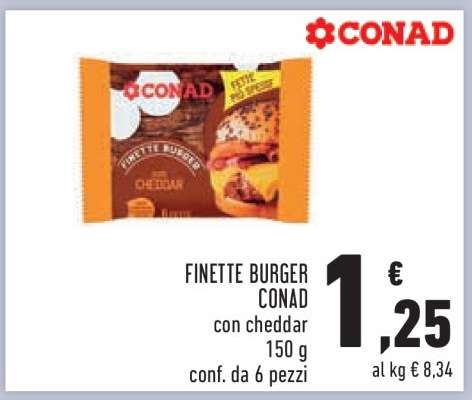 FINETTE BURGER CONAD