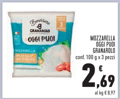 MOZZARELLA OGGI PUOI GRANAROLO