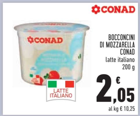 BOCCONCINI DI MOZZARELLA CONAD