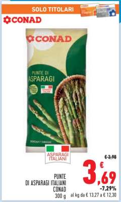 PUNTE DI ASPARAGI ITALIANI CONAD