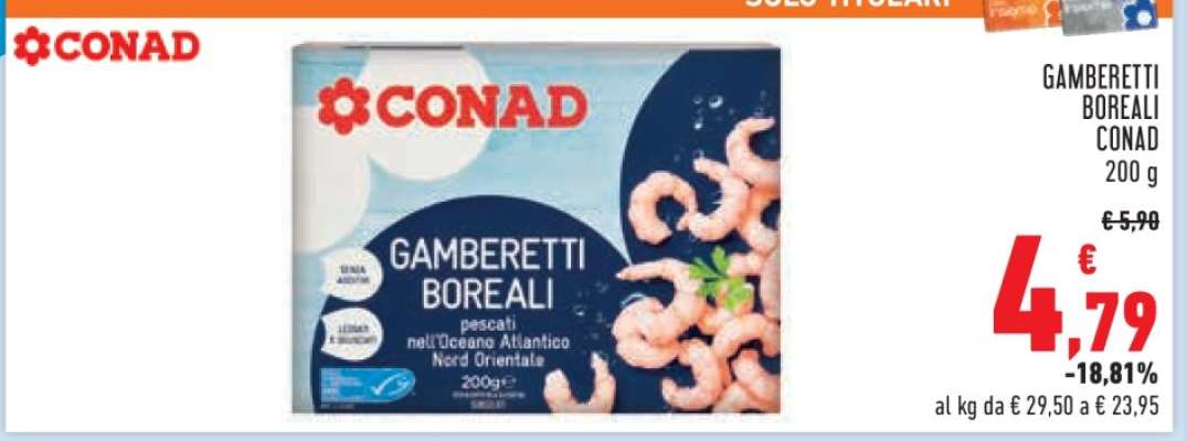 GAMBERETTI BOREALI CONAD