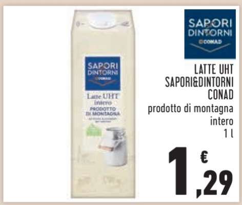 LATTE UHT SAPORI&DINTORNI CONAD