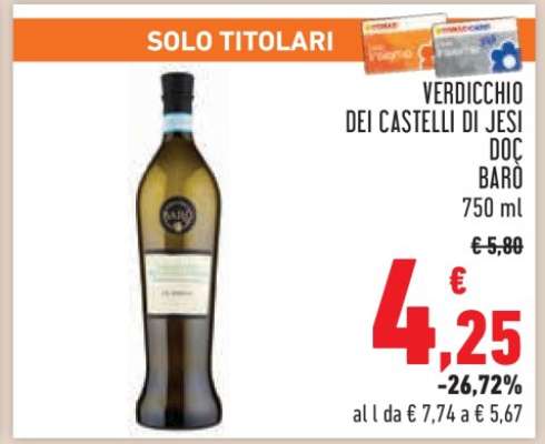 VERDICCHIO DEI CASTELLI DI JESI DOC BARÒ